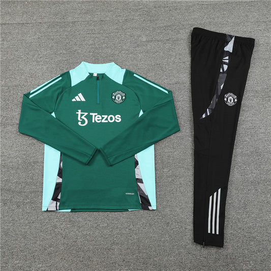 Survêtement noir et vert de Manchester United