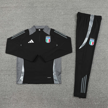 Survêtement noir et gris Italie