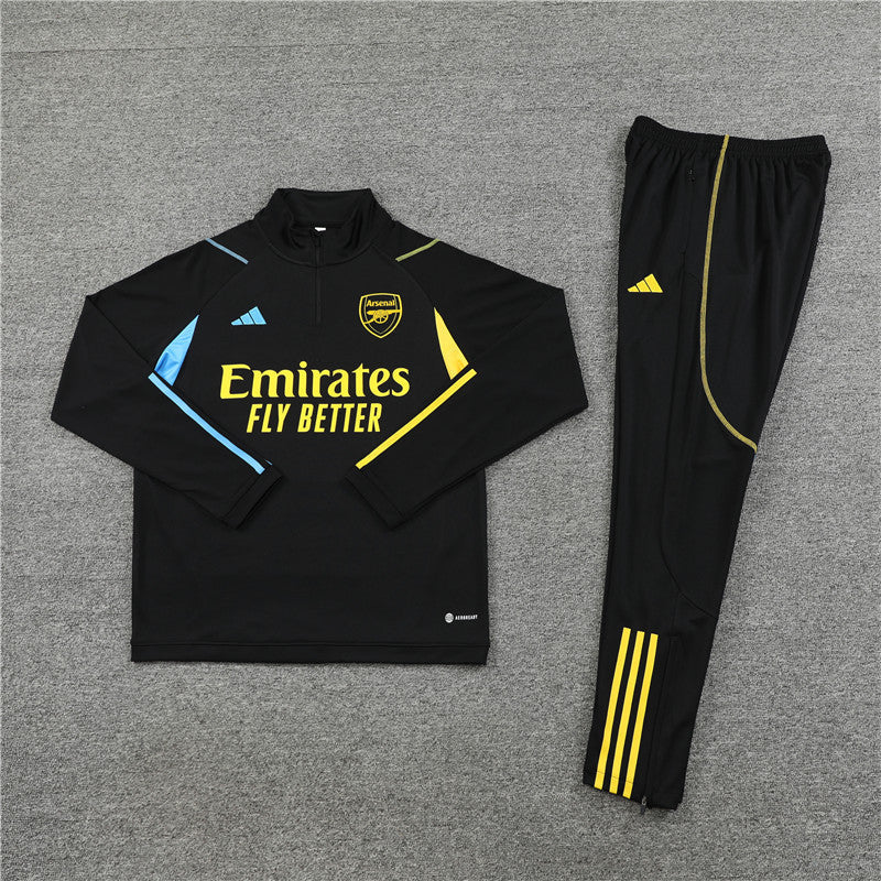 Survêtement noir et jaune d'Arsenal
