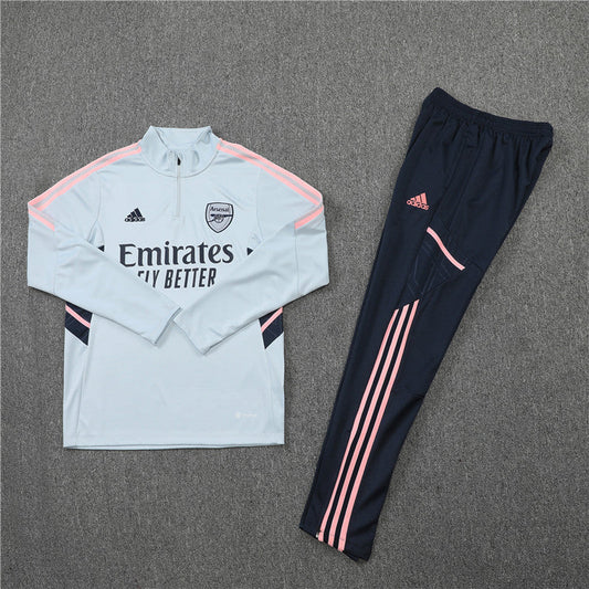 Survêtement Arsenal bleu foncé et blanc