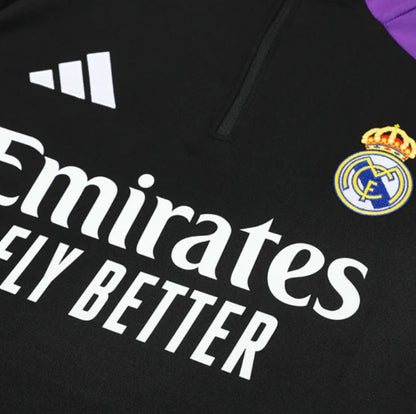 Survêtement noir et violet du Real Madrid