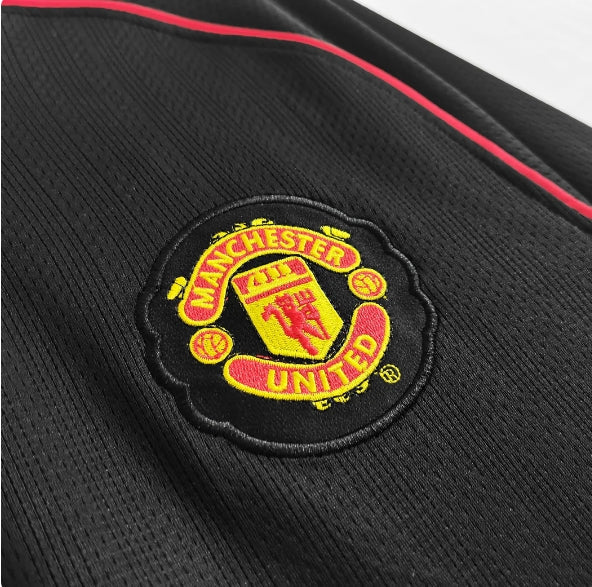 Manchester United Retro 2007-2008 Visitante Kit Manga Larga
