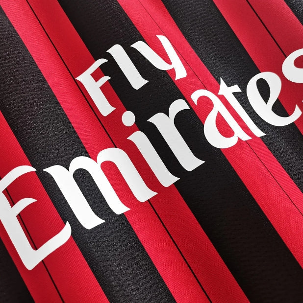 Maillot domicile à manches longues rétro AC Milan 2013-2014