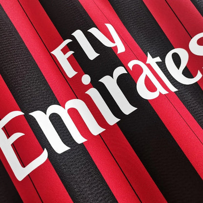 Maillot domicile à manches longues rétro AC Milan 2013-2014