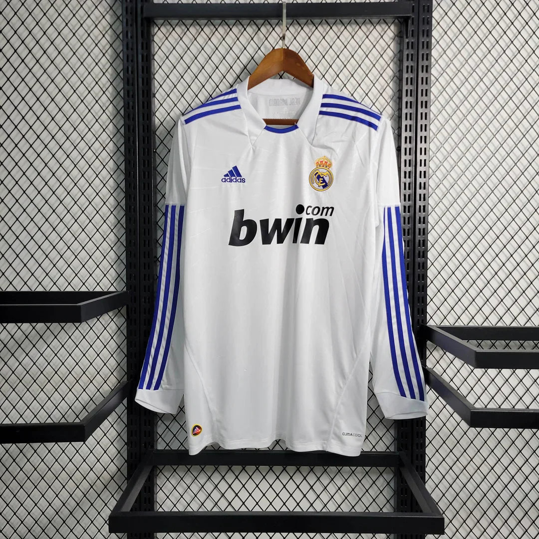 2010/2011 Retro Real Madrid Local Manga Larga