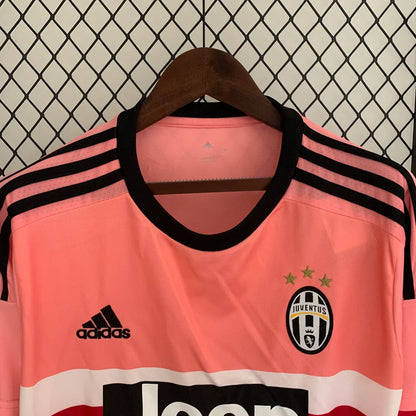 2015-2016 Juventus Retro Visitante Manga Larga