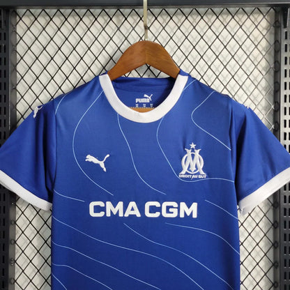 2023/2024 Olympique de Marseille Visitante Kit Talla Niño