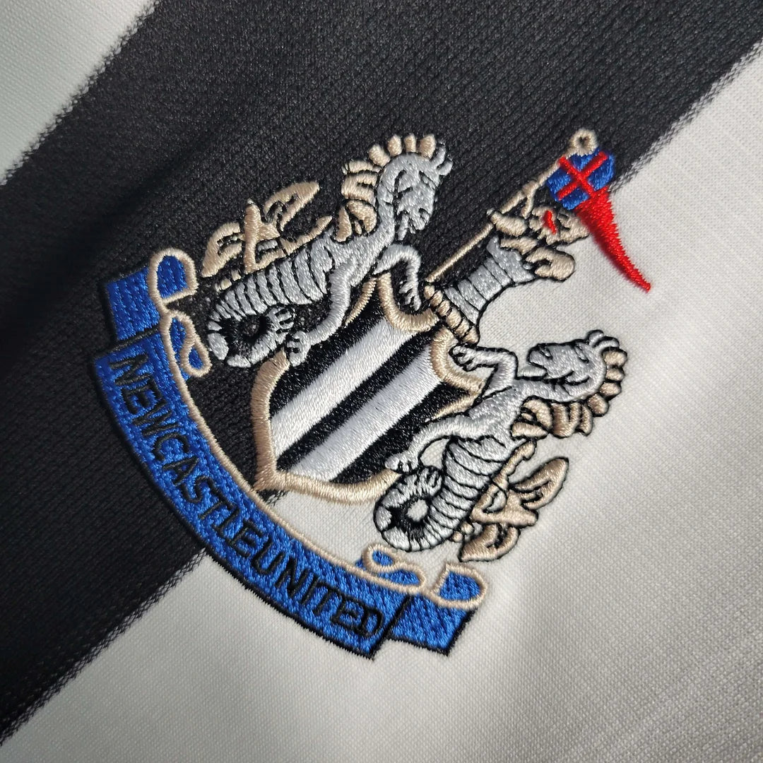 Maillot rétro à manches longues Newcastle United Domicile 1997-1999