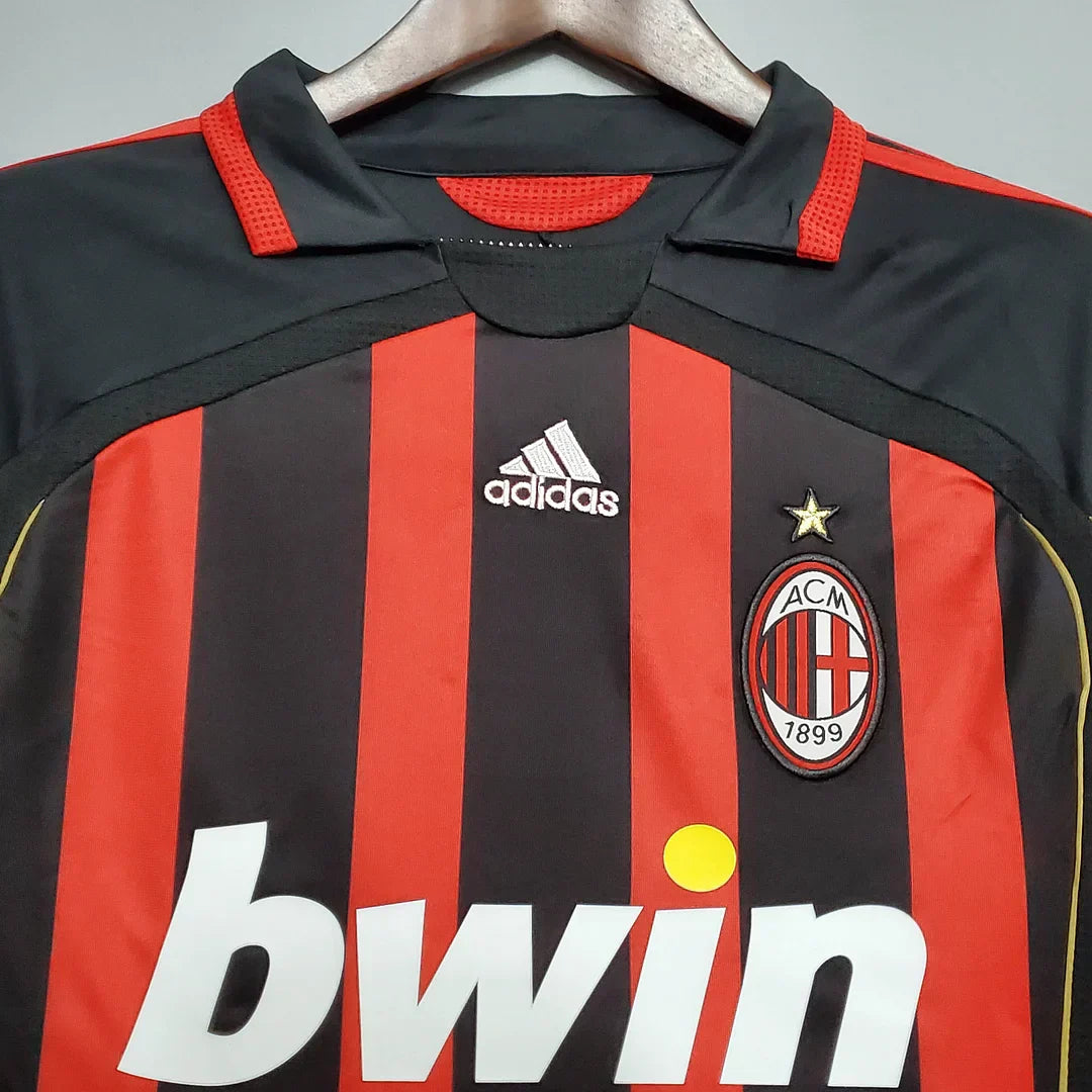 Maillot rétro à manches longues AC Milan Domicile 2006/2007