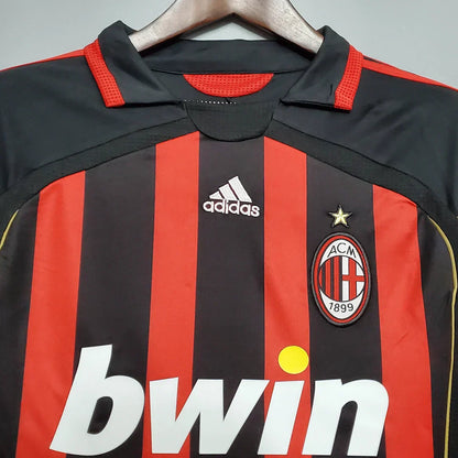 Maillot rétro à manches longues AC Milan Domicile 2006/2007