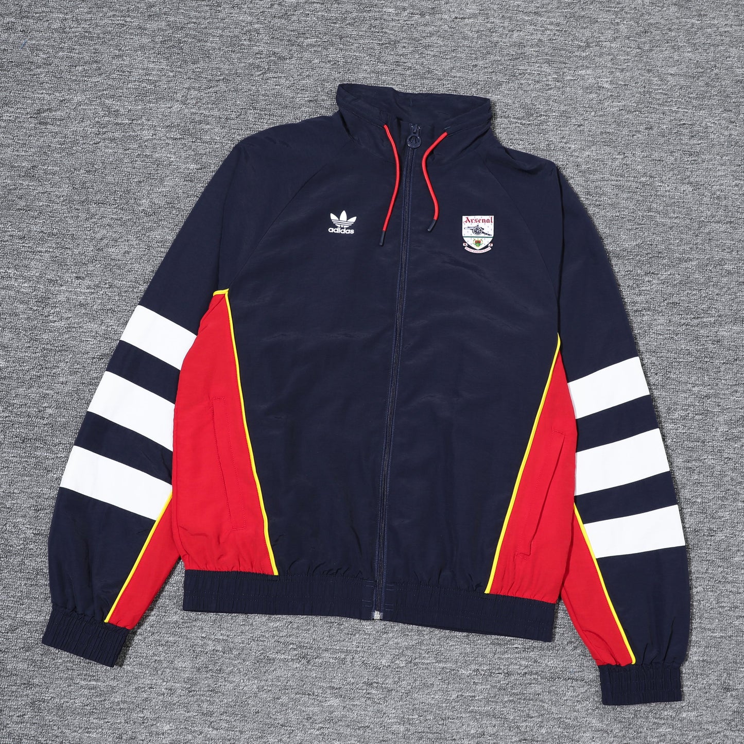 Arsenal Dark Blue and Red Retro Jacket