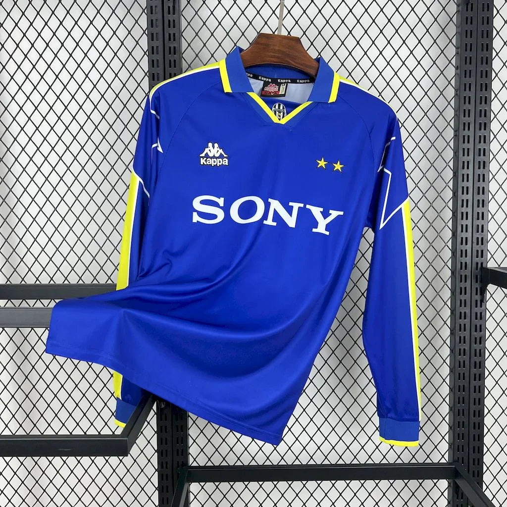 Maillot rétro extérieur à manches longues Juventus 1996-1997