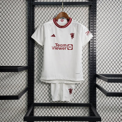 Maillot extérieur Manchester United 2023/2024 taille alternative pour enfant