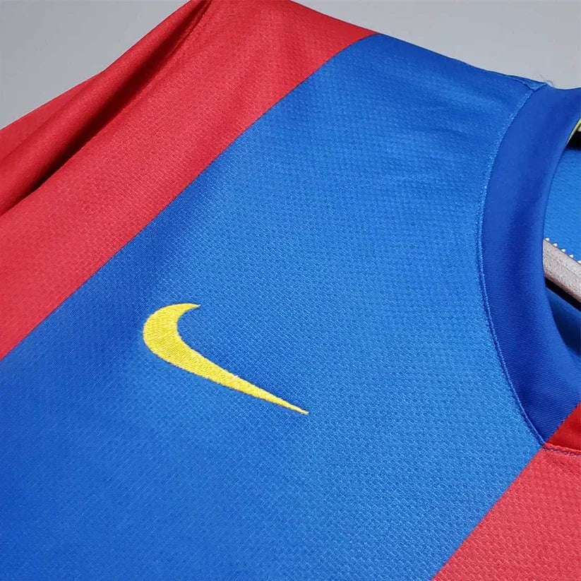 2006-2007 Retro Barcelona Local Manga Larga