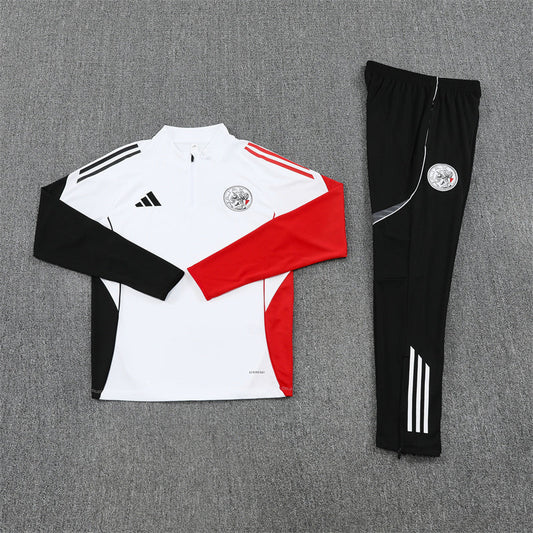Survêtement Ajax blanc et noir x rouge