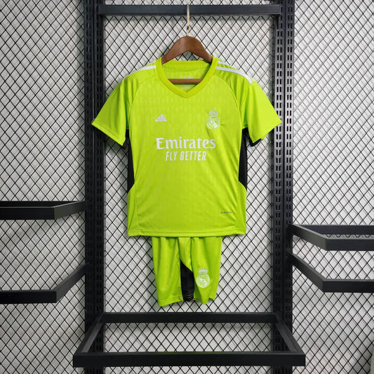 Maillot de gardien de but Real Madrid 2023/2024 vert taille enfant