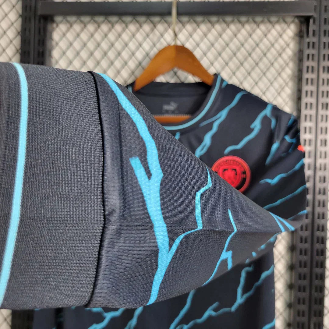 2023/2024 Manchester City Alternativa Visitante Manga Larga