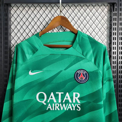 2023/2024 PSG Paris Saint-Germain Goalkeeper Kit Manga Larga