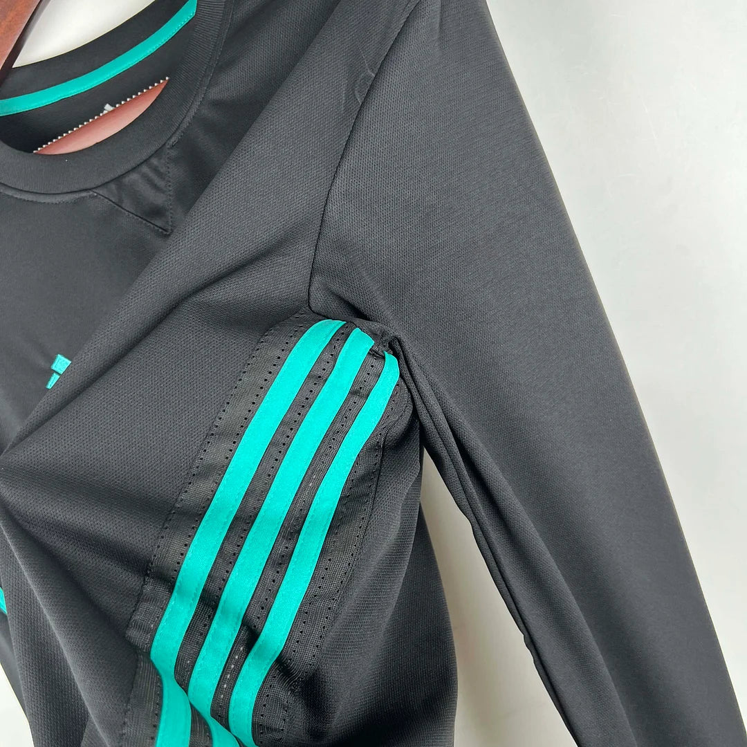 2017/2018 Retro Real Madrid Visitante Manga Larga