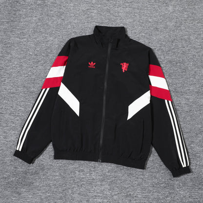 Manchester United Black and Red x White Jacket