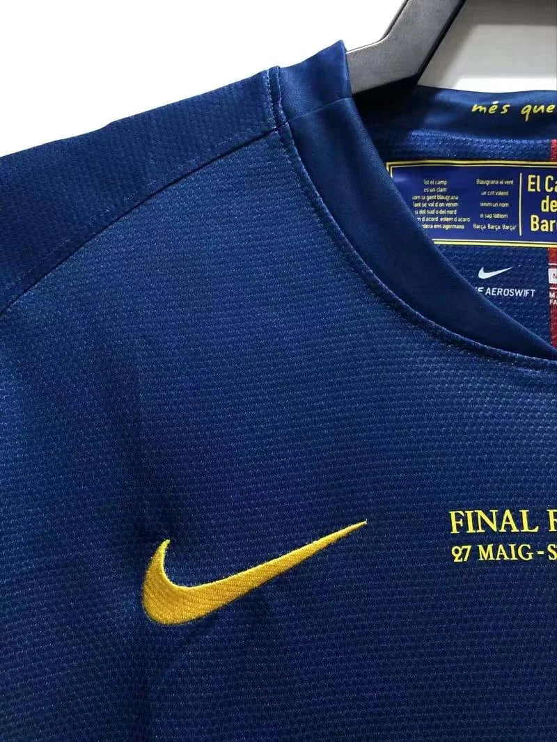 2008-2009 Retro Barcelona Local Champions League Long sleeve