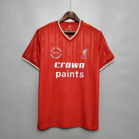 Liverpool Home 1985/1986 Vainqueur de la FA Cup et Champion de la Ligue Rétro
