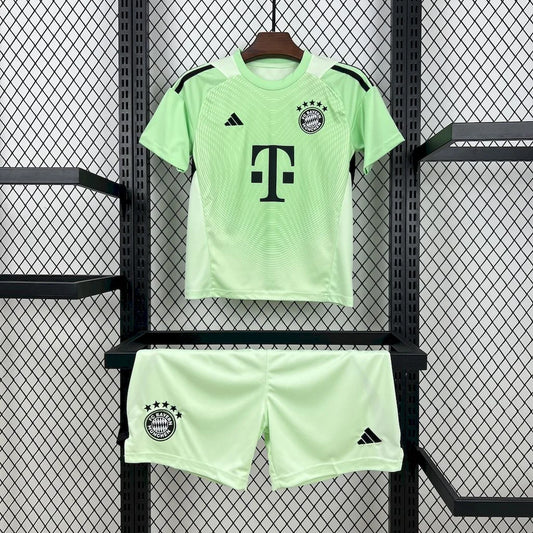 Maillot de gardien de but vert Bayern Munich 2025/2026 pour enfant