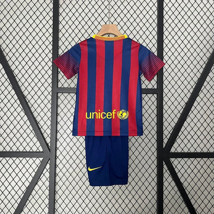 2013/2014 Retro Barcelona Local Kit Talla Niño