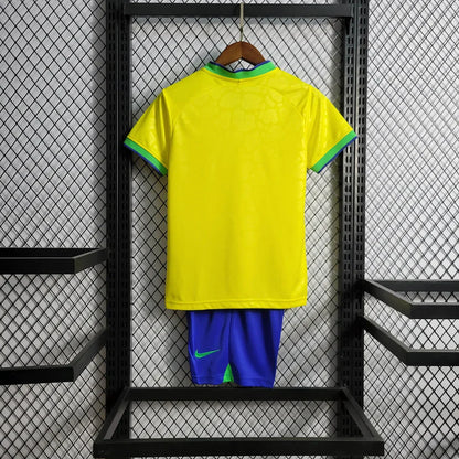 Maillot domicile enfant Coupe du monde Brésil 2022, taille