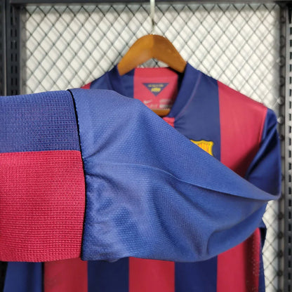 2014-2015 Retro Barcelona Local Long sleeve