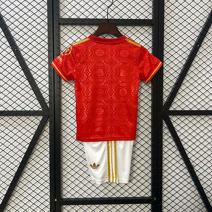 Bayern Munich 2025/2026 Édition 125e anniversaire Rouge Taille enfant