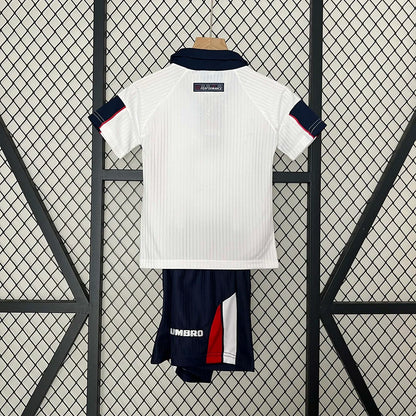 Maillot rétro Angleterre domicile 1998, taille enfant