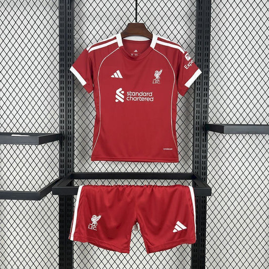 Maillot domicile Liverpool 2025/2026 taille enfant